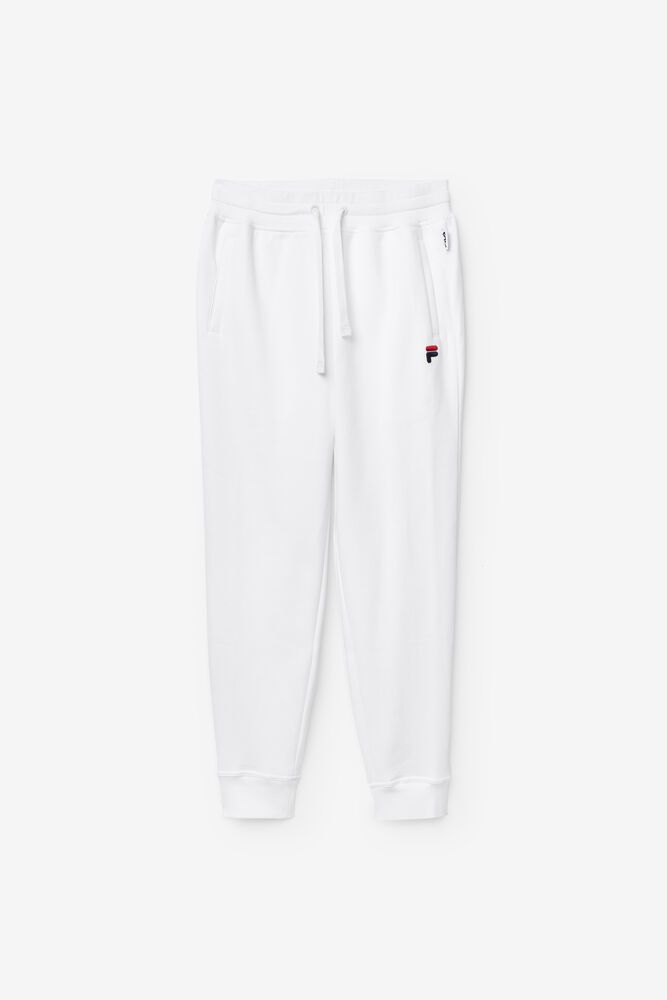 Fila Pants Mens White Chardon Jogger - Ireland 41970-POJQ